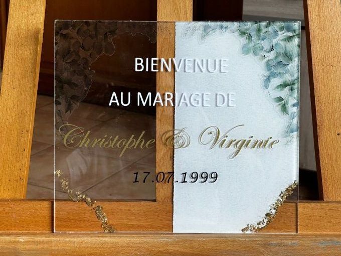 Tableau bienvenue mariage